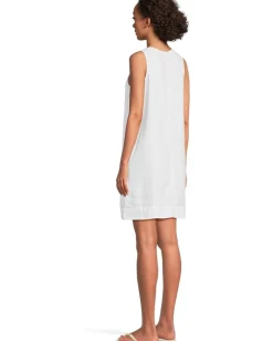 Splendid Dawson Linen Mini Dress White Discount
