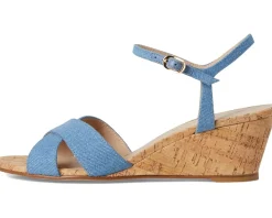 Stuart Weitzman Dayna Demi Wedge Washed/Natural