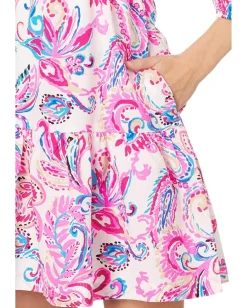 Women Lilly Pulitzer Deacon 3/4 Sleeve V-Neck