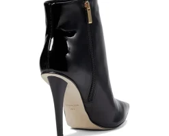 Massimo Matteo Deborah Size-Zip Bootie Black Patent Online