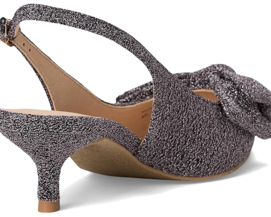 Women Jack Rogers Debra Slingback Kitten Heel - Sparkle