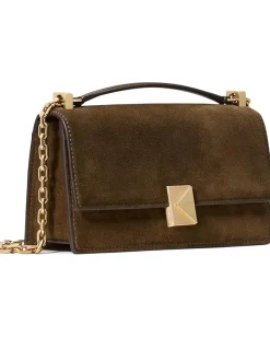 Women Kate Spade New York Deco Suede Mini Flap Chain Crossbody