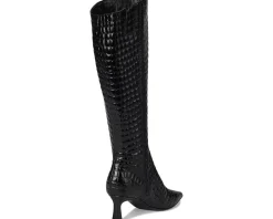 Naturalizer Deesha - Wide Calf Boot Black Leather Sale