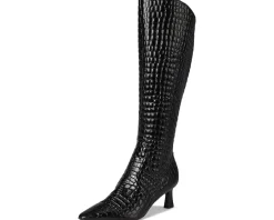 Naturalizer Deesha - Wide Calf Boot Black Leather Sale