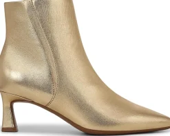 Naturalizer Deesha Bootie Dark Gold Leather Clearance