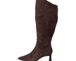 Naturalizer Deesha- Extra Wide Calf Boots Mahogany Suede Online