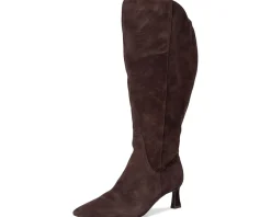 Naturalizer Deesha- Extra Wide Calf Boots Mahogany Suede Online