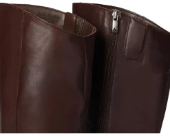 Naturalizer Deesha Knee High Boots Chocolate Bar Leather Outlet