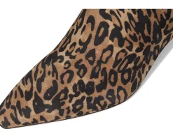 Naturalizer Deesha Wide Calf Knee High Boots Leopard Print Suede New