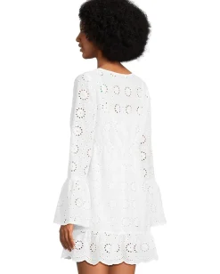 Beach Riot Delaney Dress White Magnolia Eyelet Outlet