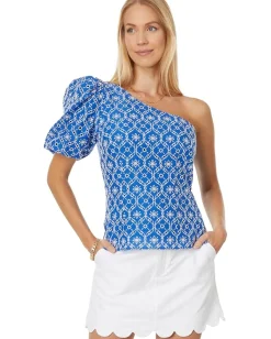 Women Lilly Pulitzer Delilah One Shoulder Eyelet
