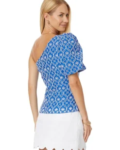 Women Lilly Pulitzer Delilah One Shoulder Eyelet