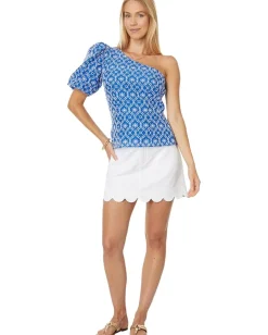 Women Lilly Pulitzer Delilah One Shoulder Eyelet
