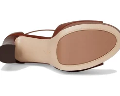 Naturalizer Delphie Strappy Sandals Caramel Brown Leather Online