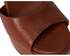 Naturalizer Delphie Strappy Sandals Caramel Brown Leather Online