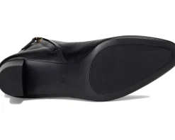 Lauren Ralph Lauren Demi Burnished Leather Bootie Black