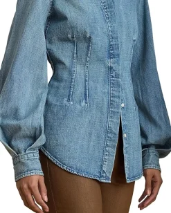 Lauren Ralph Lauren Denim Shirt Odwin Wash Discount