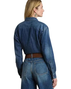 Women Lauren Ralph Lauren Denim Shirt