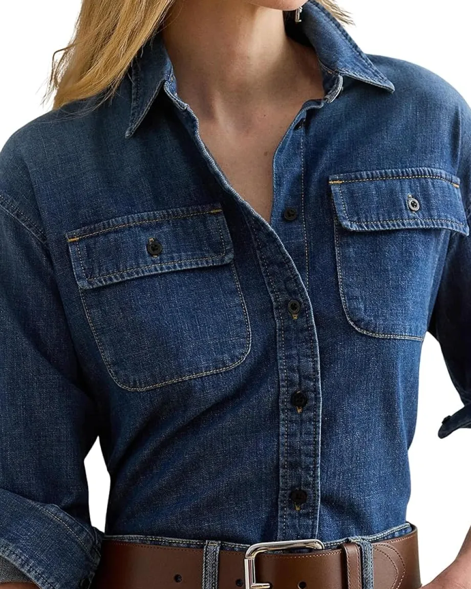 Women Lauren Ralph Lauren Denim Shirt