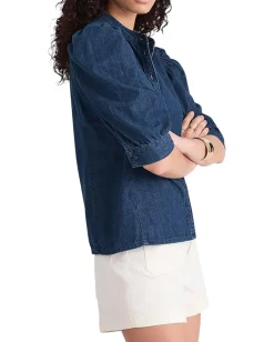 Women Madewell Denim Tessa Top