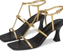 Marc Fisher LTD Dennie Gold Leather