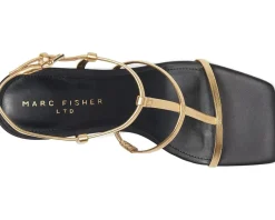 Marc Fisher LTD Dennie Gold Leather