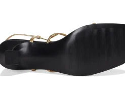 Marc Fisher LTD Dennie Gold Leather