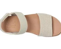 BOBS from SKECHERS Desert Kiss Low - Top Look Off White Clearance