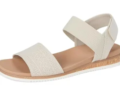 BOBS from SKECHERS Desert Kiss Low - Top Look Off White Clearance