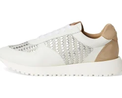 Lucky Brand Deva Woven Leather Sneaker White Hot