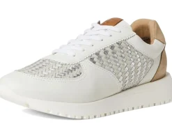 Lucky Brand Deva Woven Leather Sneaker White Hot