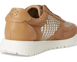 Women Lucky Brand Deva Woven Leather Sneaker