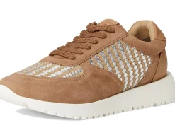 Women Lucky Brand Deva Woven Leather Sneaker