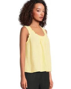 Michael Stars Devon Scoop Neck Tank Lemonade Discount
