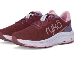 Ryka Devotion X Max RS Walking Shoes Windsor Red Mesh Fabric New