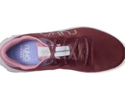 Ryka Devotion X Max RS Walking Shoes Windsor Red Mesh Fabric New