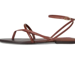 Schutz Diana Flat Desert Brown Outlet
