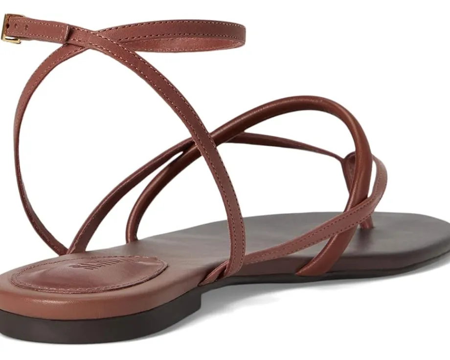 Schutz Diana Flat Desert Brown Outlet