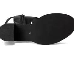 Lucky Brand Dinzin Double Band Heeled Sandals Black New