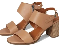 Women Lucky Brand Dinzin Double Band Heeled Sandals