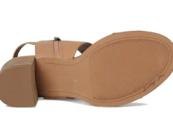 Women Lucky Brand Dinzin Double Band Heeled Sandals