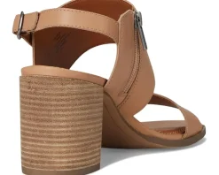 Women Lucky Brand Dinzin Double Band Heeled Sandals