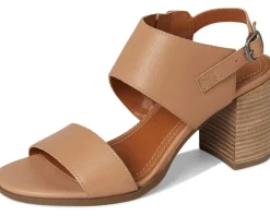 Women Lucky Brand Dinzin Double Band Heeled Sandals