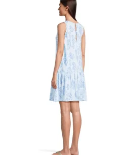 Lilly Pulitzer Dixi Dress Fresh Water Blue Cool As Shell