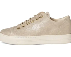 Paul Green Dixie Sneakers Shell Metallic Canvas Clearance