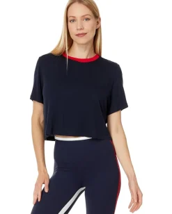 Splits59 Djuna Crop Ringer Indigo/Pirate Red Sale