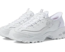 SKECHERS D'Lites New Scene Hands Free Slip - Ins White Silver Sale