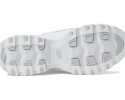 SKECHERS D'Lites New Scene Hands Free Slip - Ins White Silver Sale