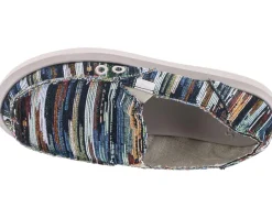 Sanuk Donna Soft Top Grandma's Couch Black Multi Sale