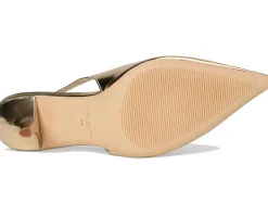 Marc Fisher LTD Dorie Gold Mirror Metallic Leather Sale